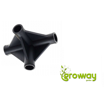 HOMEBOX plastová spojka 22mm 4 vývody