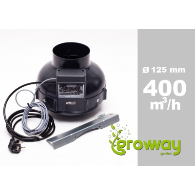 Ventilátor PRIMA KLIMA PK125 s regulací 420m3