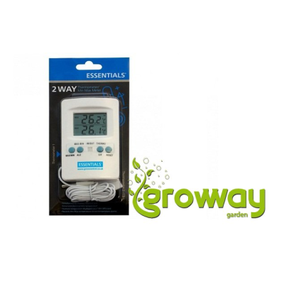 Essentials Digital 2 Way Thermometer/Min Max Meter