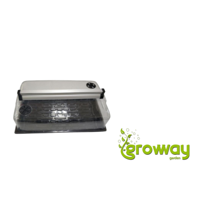 GENT skleník, nevyhřívaný, pro 1x GENT LED 18W, 58x37.5x22 cm
