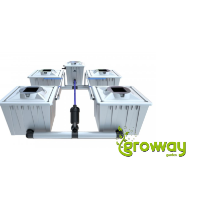 Alien Hydroponics RDWC PRO Silver 4x36L