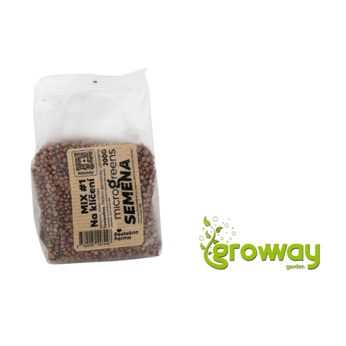 Pěstebna Mix na klíčení Daikon, Brokolice, Vojtěška na microgreens, 200 g