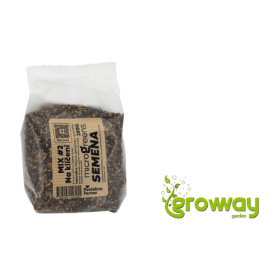 Pěstebna Mix na klíčení Kedlubna, Brokolice, Vojtěška, Rukola na microgreens, 200 g