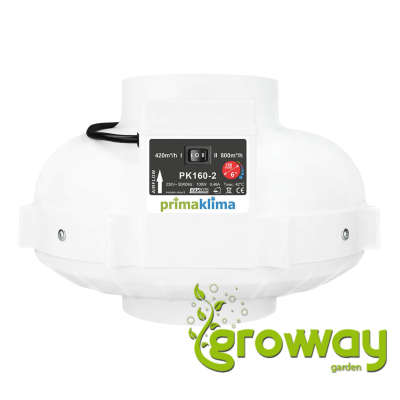 Ventilátor PRIMA KLIMA 420/800 m3/h, 160 mm, 2-rychlosti