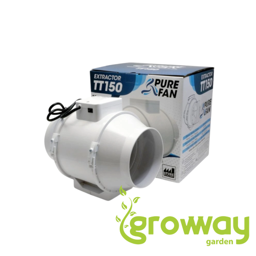 Ventilátor Pure Fan TT 150 - 405/520m3 - Ø150mm
