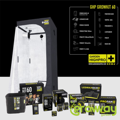 Garden HighPro Growkit 60, pěstební komplet, 60x60x160 cm
