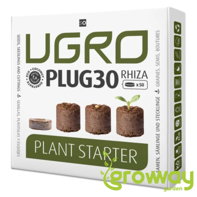UGro Coco Plug Plant Starter Rhiza 30mm, sadbovací tablety - 50 ks