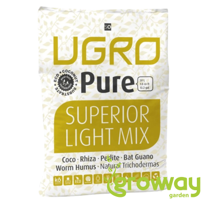 UGro Coco Pure Superior Light Mix 50L, kokosový substrát s perlitem a guanem
