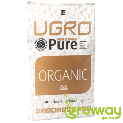 UGro Coco Pure Professional Organic 50L, kokosový substrát