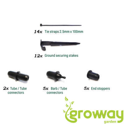 Irrigatia Connector Kit for Flat Irrigation Hose