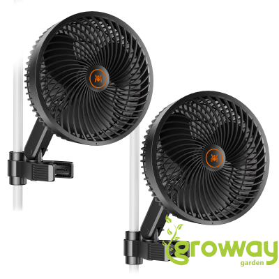 Spider Farmer 6 Clip Fan 2 ks EC ventilátor s klipsem 10 rychlostí