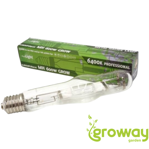 PureLight MH 600W Grow – výbojka 6400K pro růst