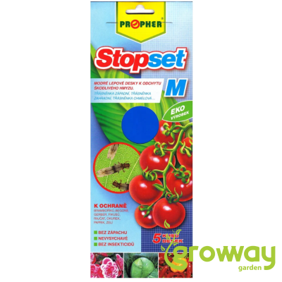 Modré lepové desky Propher Stopset M, balení 5ks